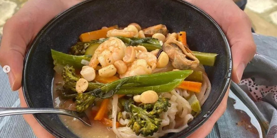 Prawn and Macadamia Laksa Bowl