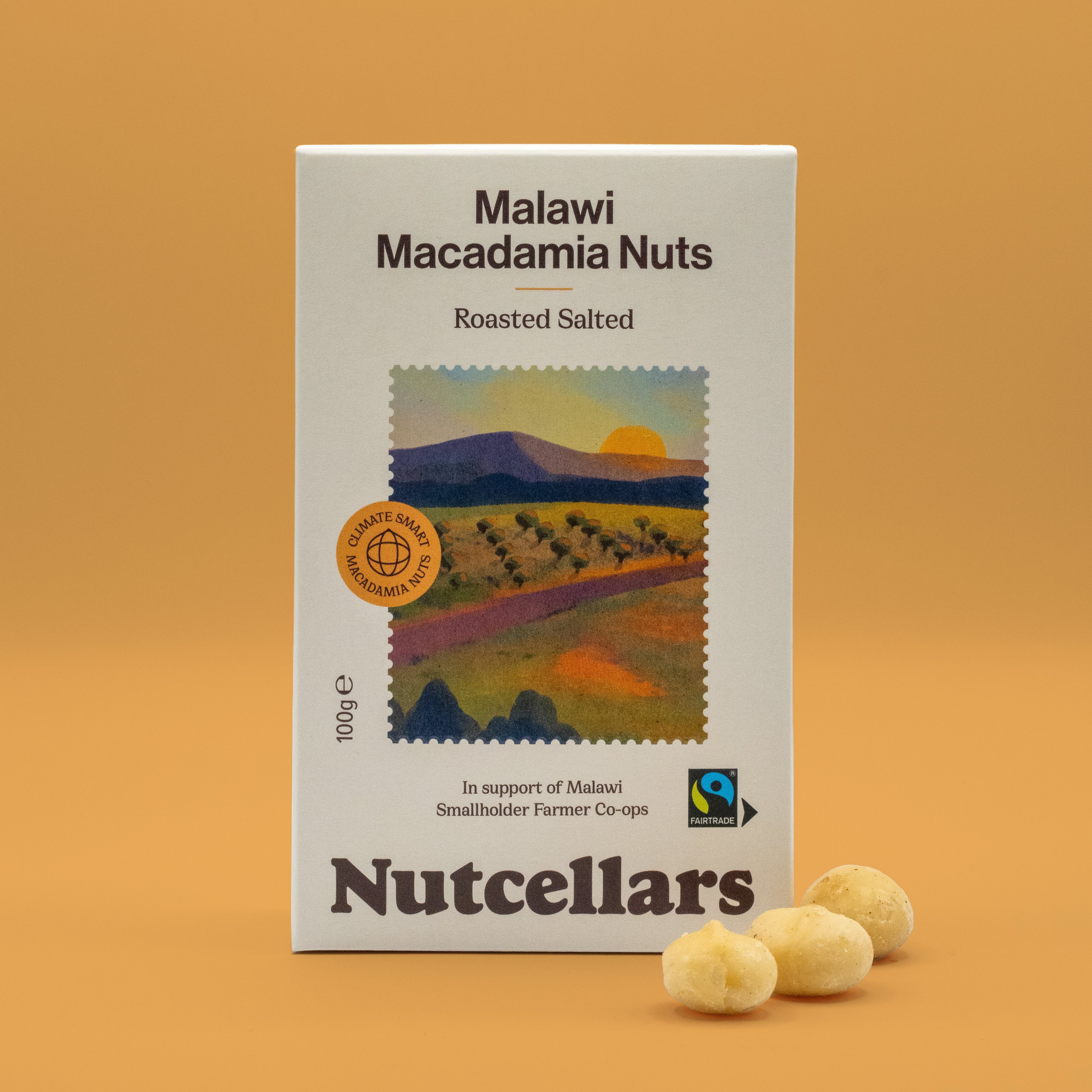 Fairtrade Roasted Salted Macadamias 100g (SRP10)