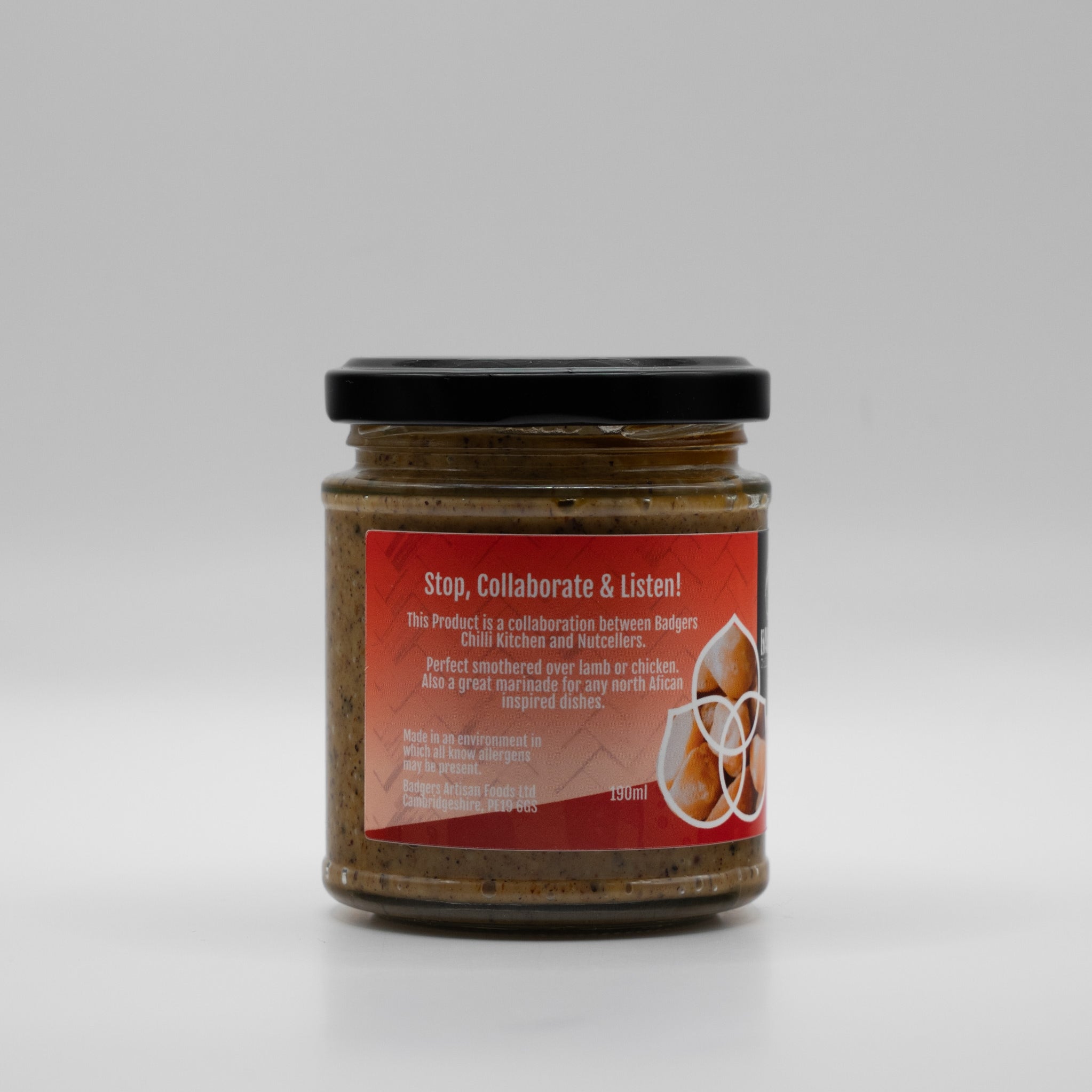 Harissa Macadamia Marinade with Rose Petals 170g
