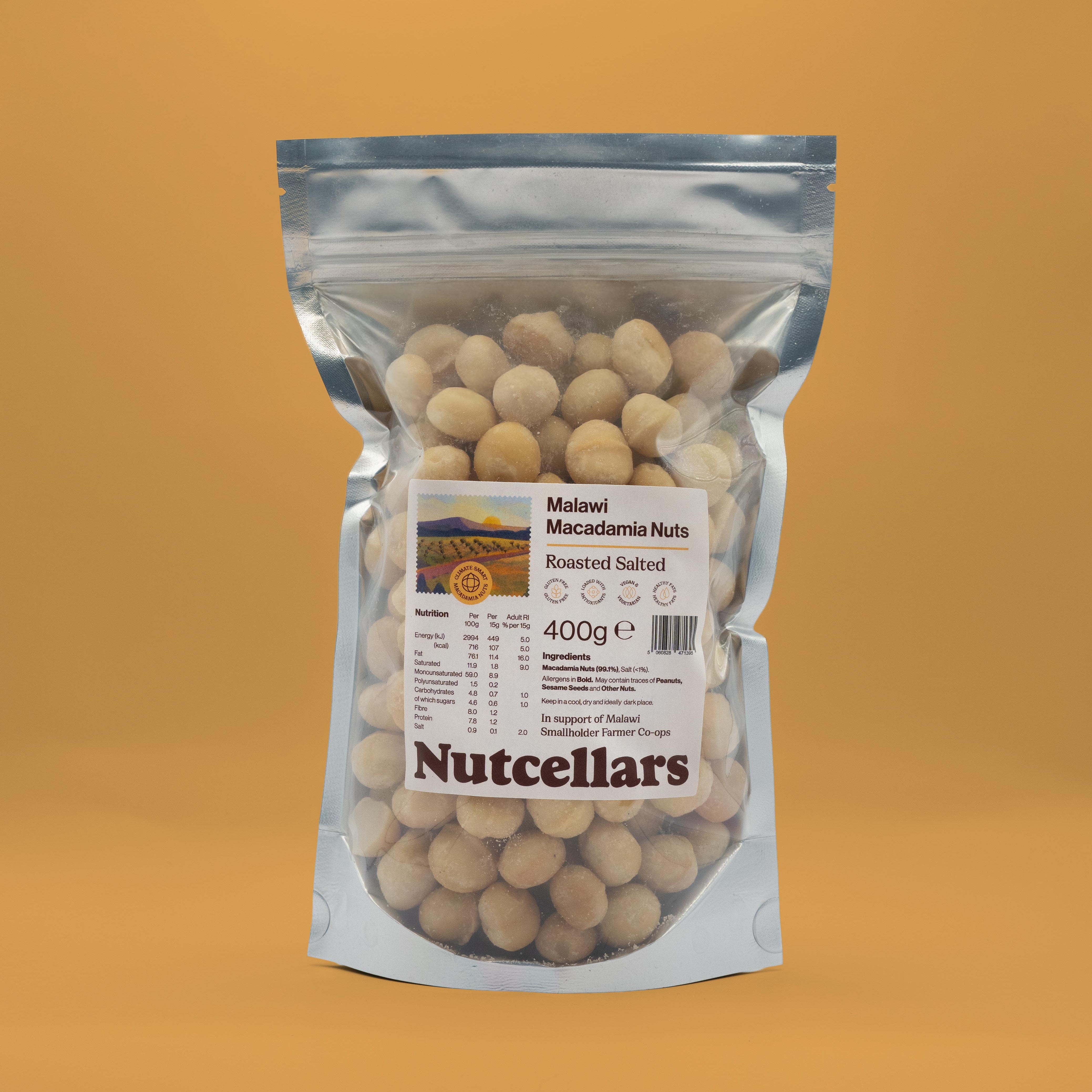 Roasted macadamias 400g