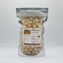 Roasted macadamias 400g wb