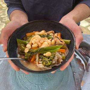 Prawn and Macadamia Laksa Bowl